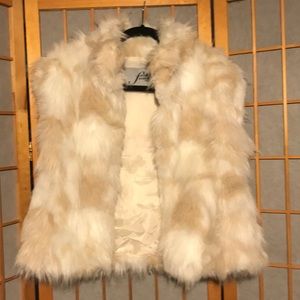 Faux fur vest